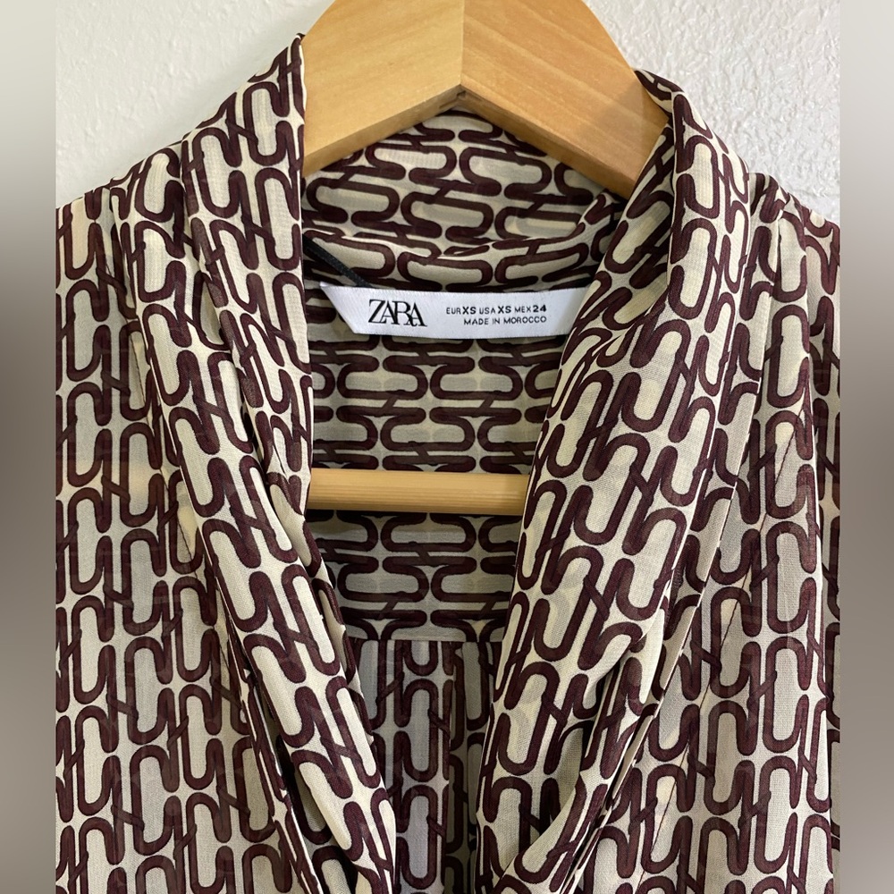 ZARA LIMITED MAXI DRESS ASO OLIVIA PALERMO PRINCESS VICTORIA size XS - Picture 9 of 12